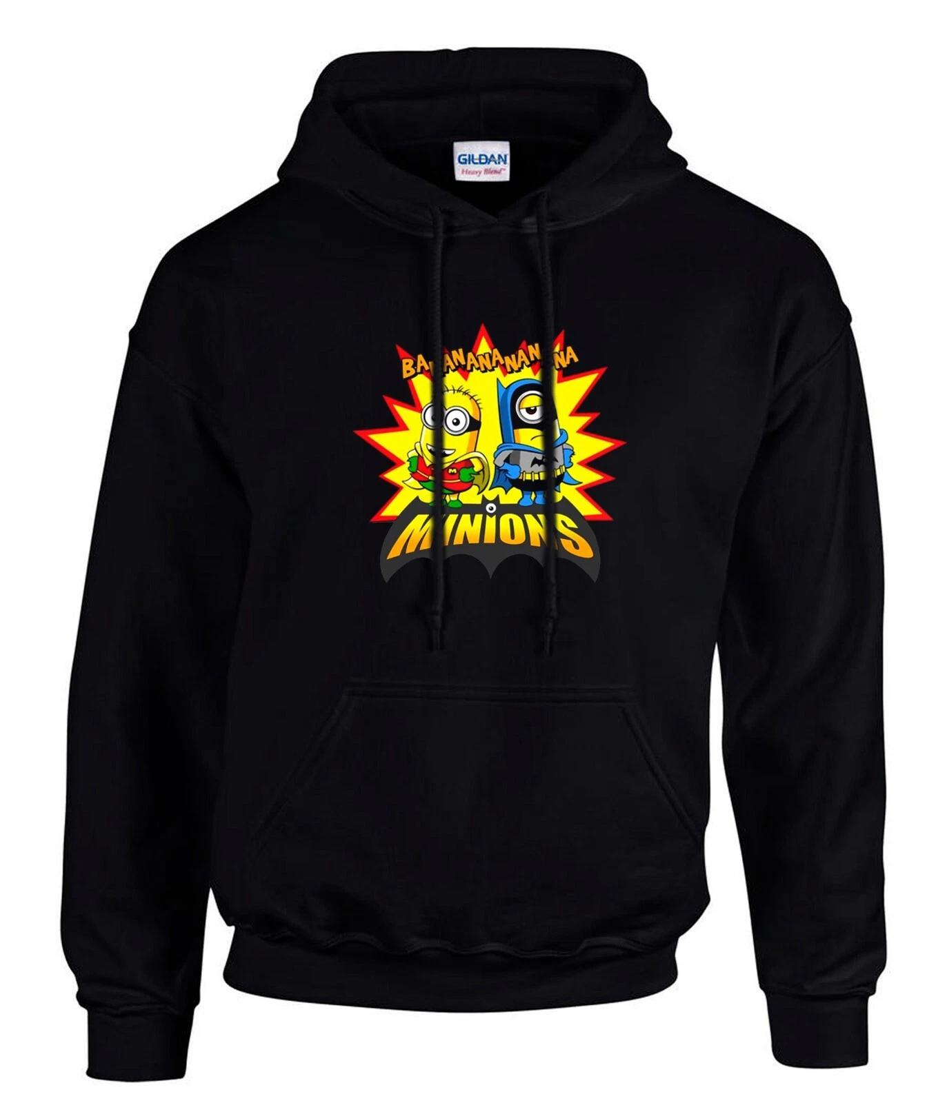 Banana Minions simply incorrigible Black Hoodies Hooded Sweatshirts -3048-SW XL