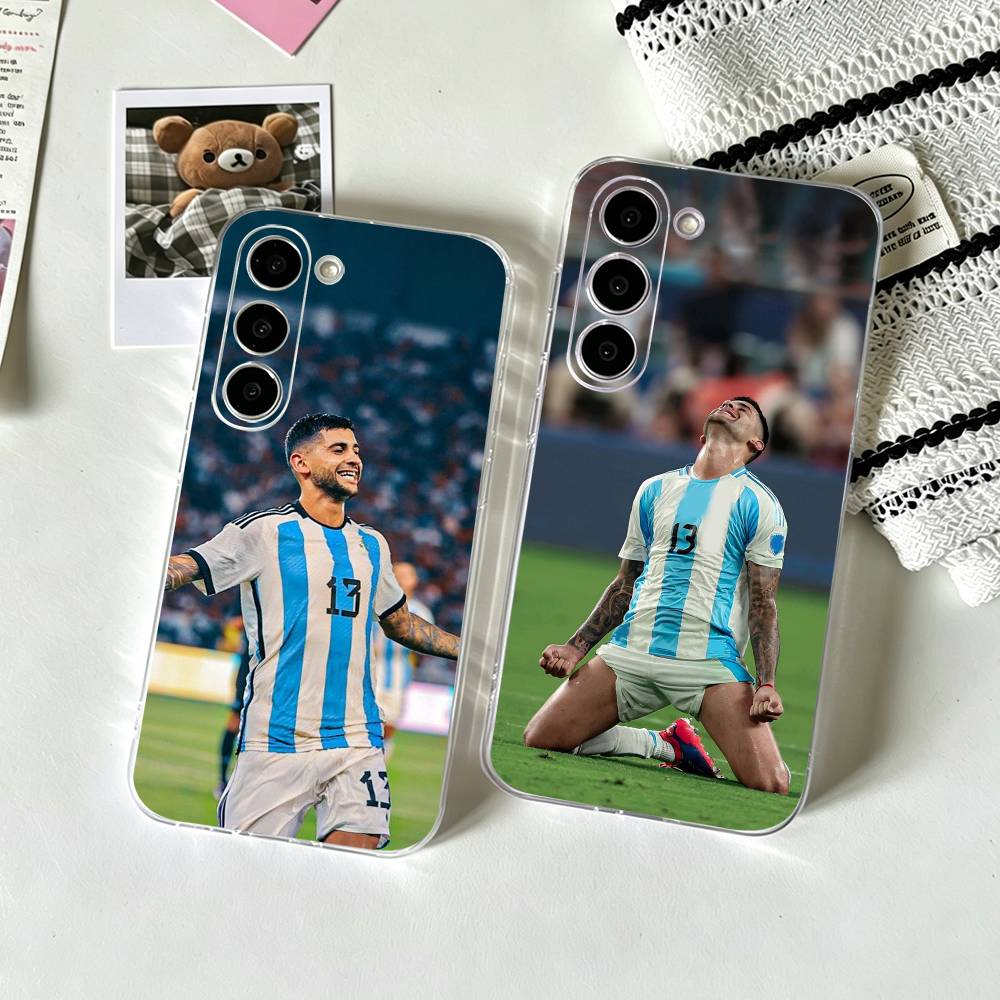C-Cristian Romero Phone Case For SamsungA10,12,20,21S,30,31,40,50,51,52,70,71 Transparent Cover