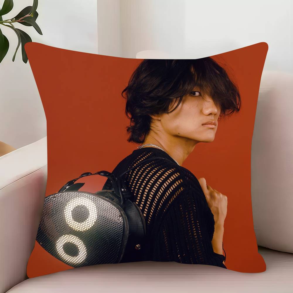 Singer B-BoyWithUke Burnout Pillow Case Decor Protective Covers Comfortable soft for Sofa Living Room Home office