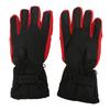 Electric Heated Gloves Polyester Waterproof Battery Powered Winter Heated Gloves for Skiing Black