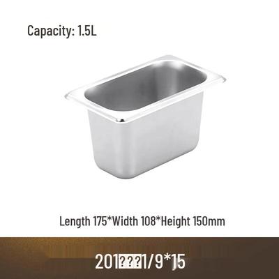 AVADEN Stainless Steel Gastronorm Food Pan with Lid