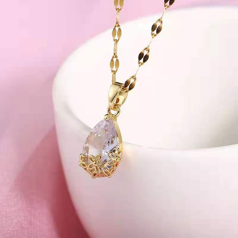 

Украшения Фэн-шуй Подвеска-капля Фестиваль Циси День святого Валентина Подарок Подруге Цепочка на ключицу Сеть