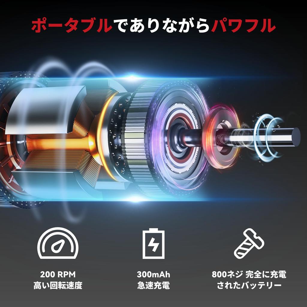 ONEVAN Elektrischer Bohrer Präzisionsschraubendreher Elektrisch und 5 LED Beinhaltet Vorwärts und Rückwärts Perfekt für und Präzisionsinstrumentenreparatur Schraubendreher,