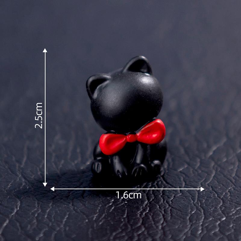 Mini Halloween Ornament Cartoon Spider Bats Skeleton Ghosts Micro Landscape Dollhouse Model Car Interior Home Desktop Decor