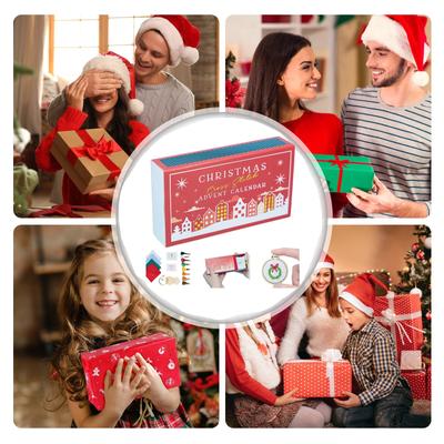 Hristmas Cross Advent Calendar, Christmas Countdown Embroidery Kit, Christmas Advent Calendar Cross Patterns For Beginners And Craft Lovers