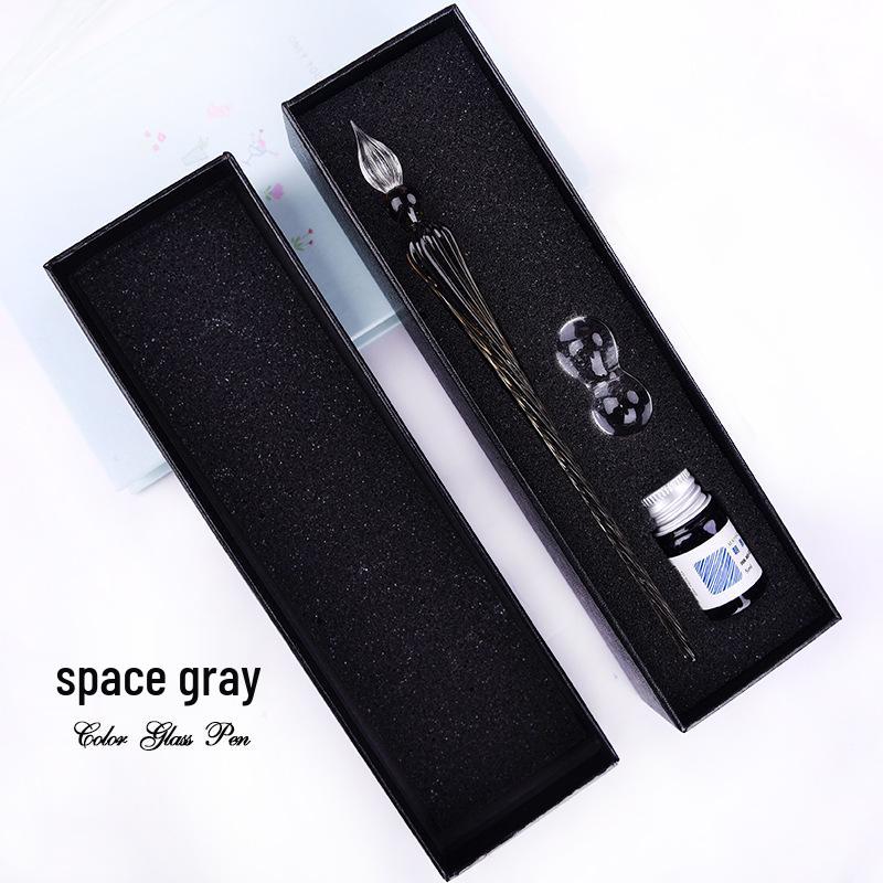 Creative Glass Signature Pen - Gift for Friends' Birthdays, Elegant Gift Box Included