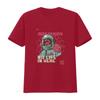Zero Gravity Space Skull T Shirt Defying Boundaries with Astronaut Design and Atomic Elements Vintage Washed