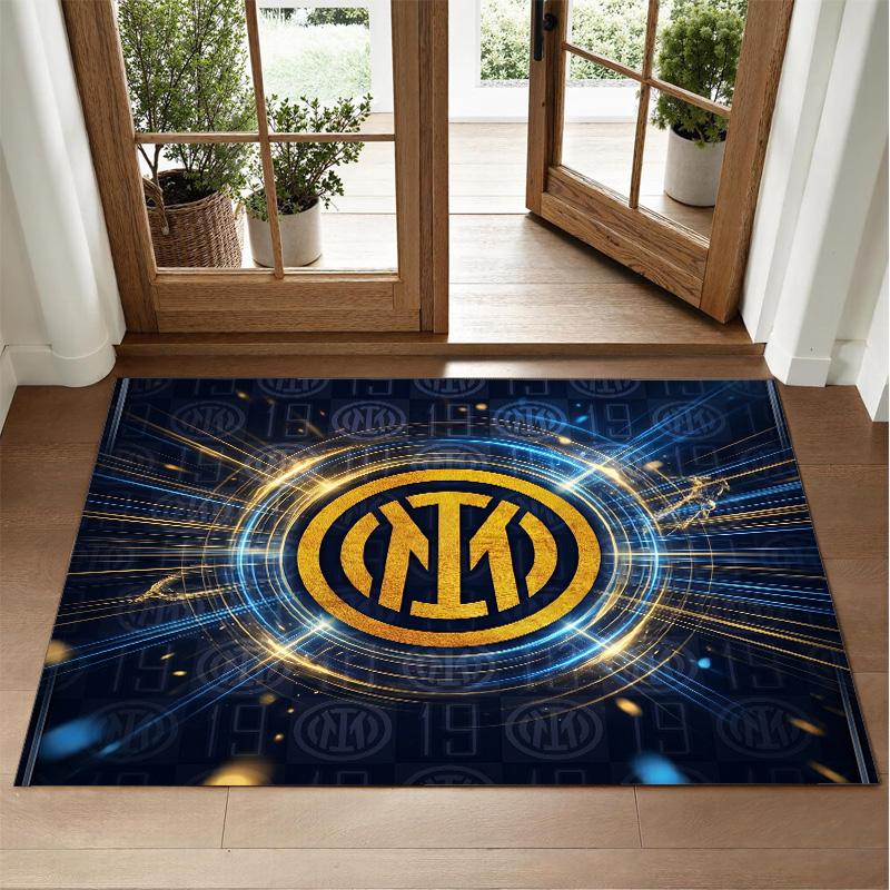 Borussia Dortmund Design Crystal Velvet Rug Soft Decorative Mat for Bedroom Entrance