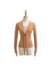 Women's Faux Cashmere Trendy Layered Long-Sleeve Tie-Up Top for Spring/Autumn