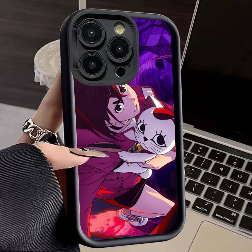 

Аниме про приключения Dandadan Чехол для телефона для IPhone 17 16 15 14 13 12 11 Pro Max Mini Plus Мягкая задняя крышка из ТПУ iPhone 14pro max