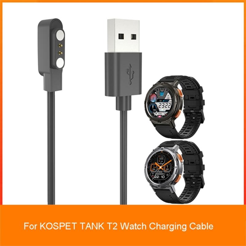 Portable Power Adapter Charger Rack Dock Bracket Base Suitable for Tank T2 Smartwatch Magnetic Fast Charging Cable Stand