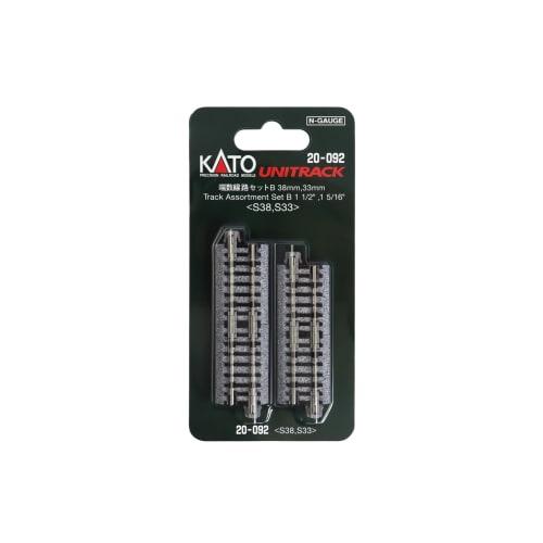 KATO N Gauge Fractional Track Set B 20-092 Railway Model Supplies