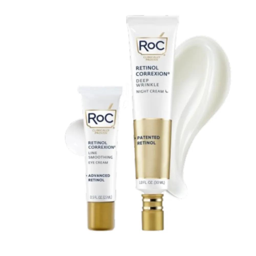 RoC Набор Retinol Correction Duo, Ночной крем против глубоких морщин + Ежедневный крем под глаза от темных кругов