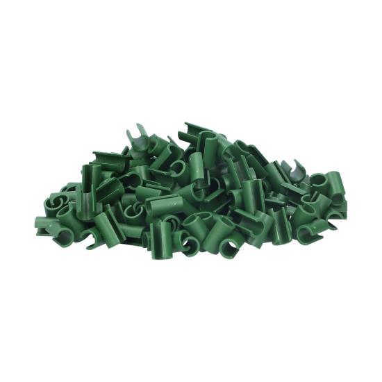 100Pcs Gardening Fixed Cross Clip Plastic Plant Buckle Clamp Clip for Agriculture Garden