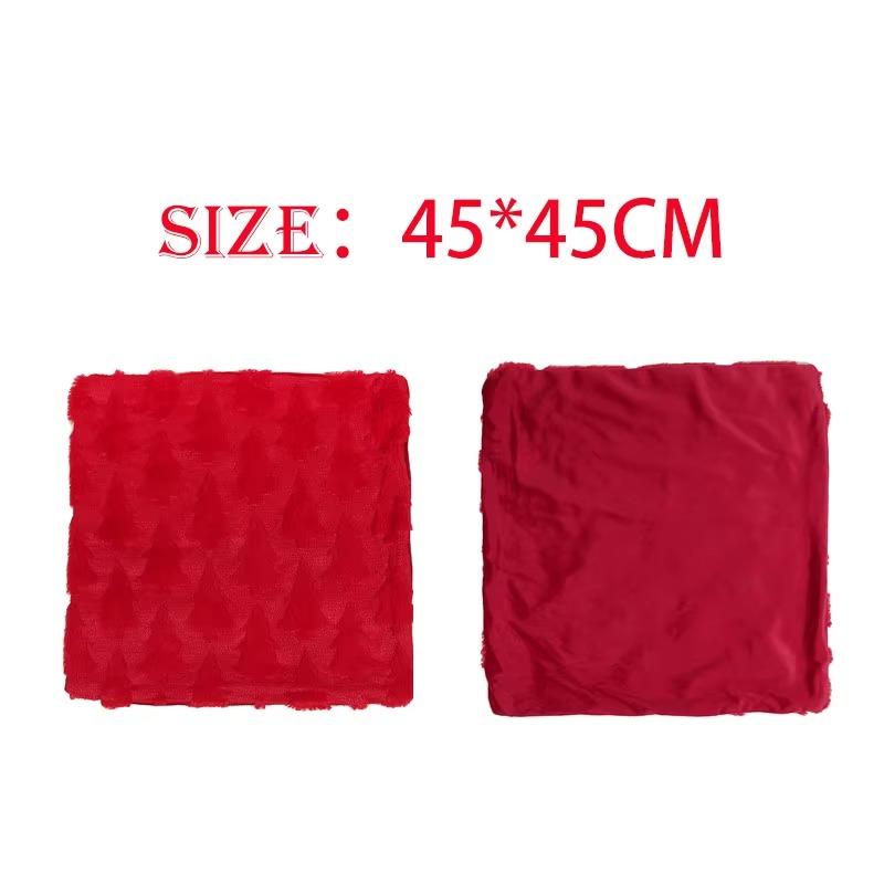 Christmas Decorative Pillow Covers Breathable Non-fading 1PC Throw Cushion Case for Couch Bed Farmhouse Xmas Home Decor