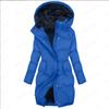 Womens Winter Thick Warm Hooded Cotton Coat With Fleece Lining Streetwear Style Slim Fit Outerwear