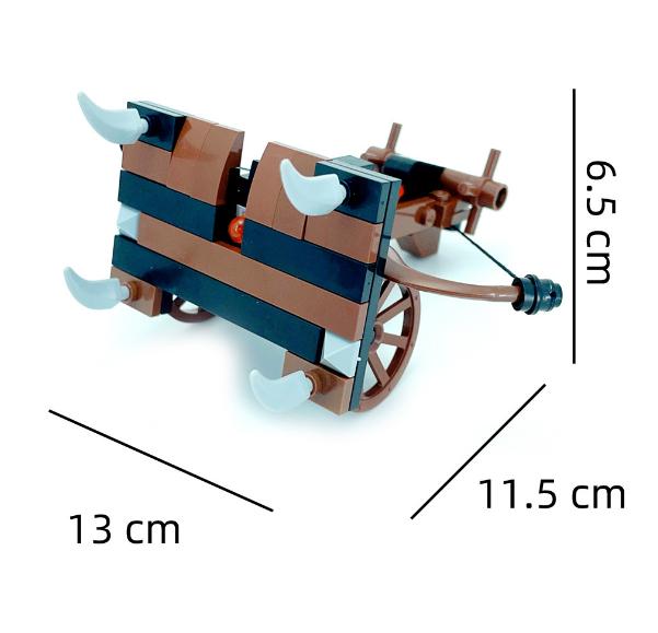 MOC Medieval Blocks Roman Castle Characters Legionary Crossbow Car Chariot Military Weapons Set Buy Goods Mini Brick Toy R047