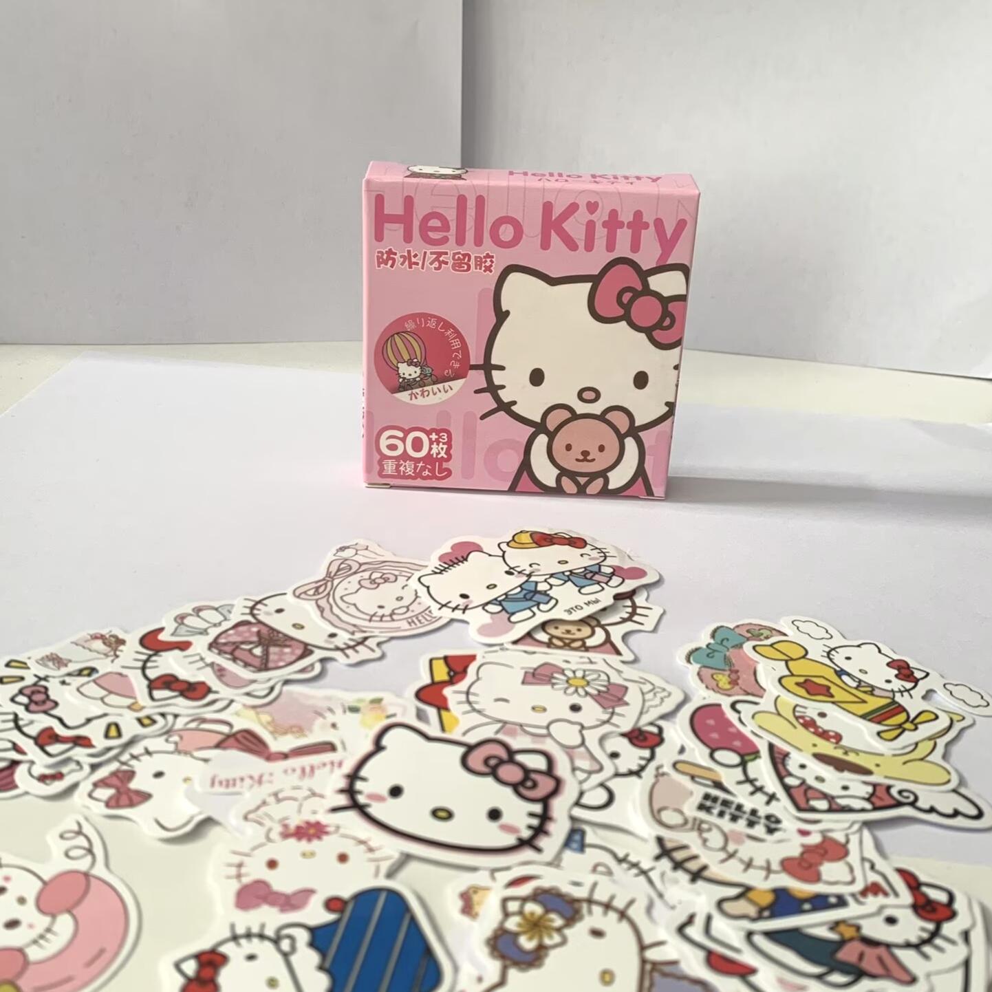 

Sanrio Stickers Gift Box Sets Cute Luggage Notebook Skateboard Water Cup Graffiti Decorative Entertaining Play Safe Fun Kid Friendly