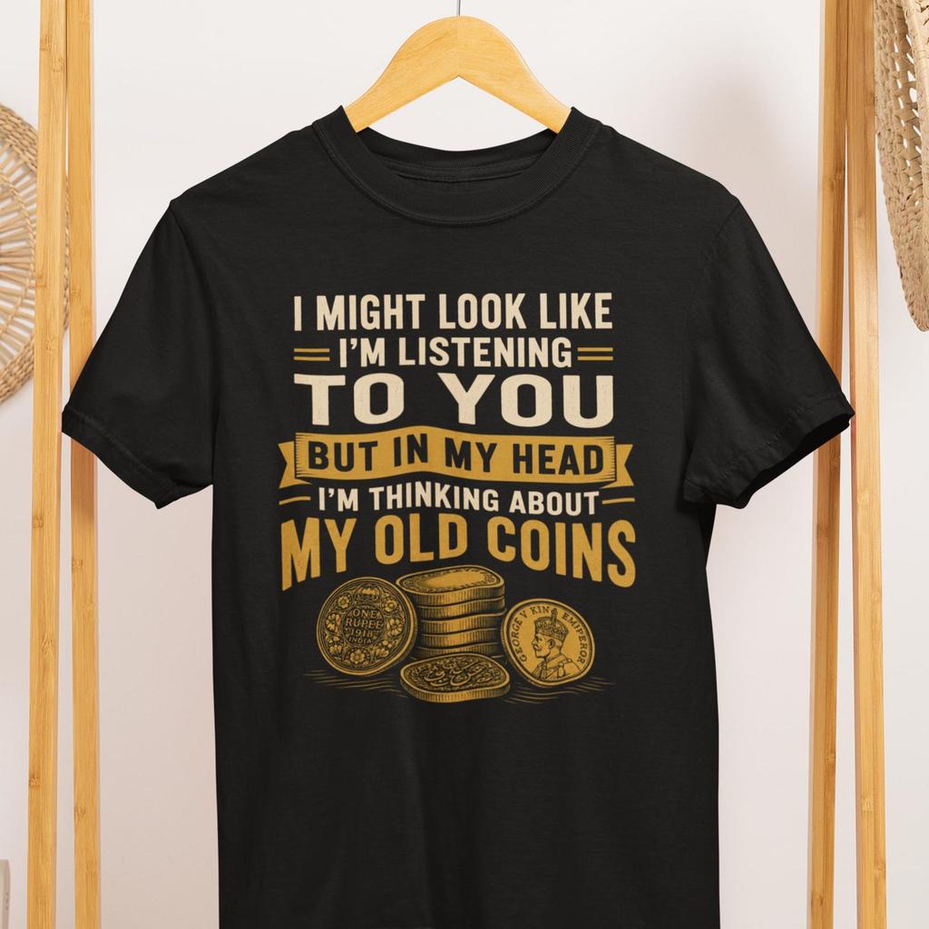 Coin Collector Shirt, Numismatist Tee, Vintage Coin Hobby T-Shirt, Comfort Colors 1717