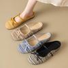 2026 New Spring Women Mules Slippers Concise Cover Toe Butterfly-knot Shoes Ladies Outdoor Slip On Flats Slides Shoes