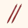 KOKUYO Ballpoint Pen KOKUYO ME Standard Gel Black 0.5mm Tartan Red Set of 2 KME-BPEG5D102DRX2SET