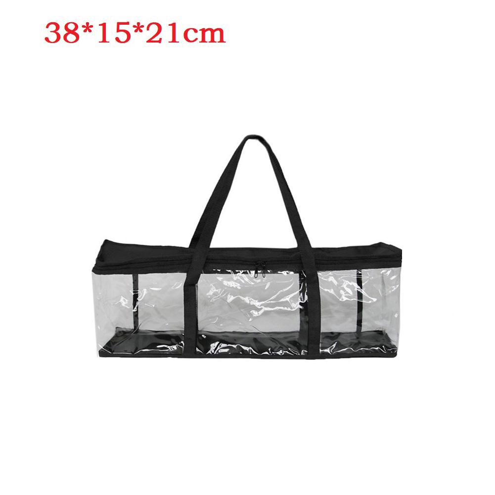 

1pc Clear Tote Bag Transparent Shoulder Bag Large Capacity Tool Bag Waterproof PVC With Removable Adjustable Strap