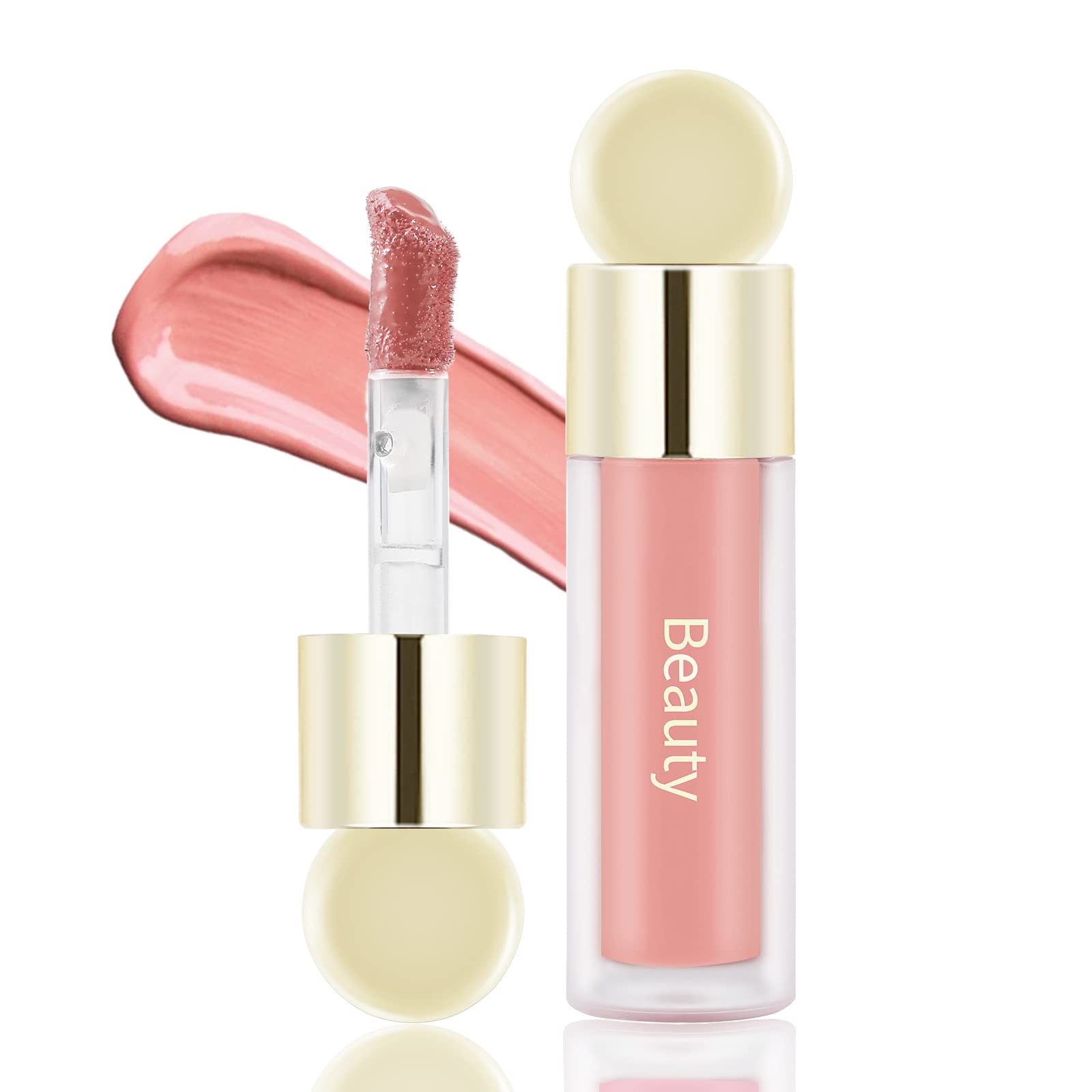 

Boobeen Liquid Velvet Cream Cheek Matte Soft Gel Liquid Cheek Stick for Natural Cheek Color Cheek, Makeup, Cheek, Lightweight, Easy-to-Blend