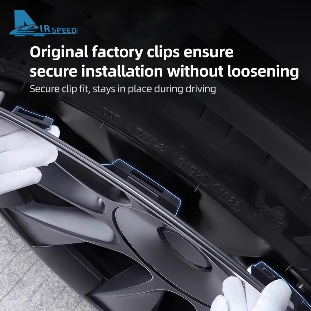 20 Inches Wheels ABS Rim Guard Rim For Tesla Model Y 2025-2020 Car Hubcap Cover Hubcap Patch Scratch Proof Hub Cap Trim