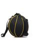 YFFSFDC Basketball Bag with Storage Fits Size 7 Basketball Shoulder and Handbag Pocket, Waterproof, Balls, Backpack, Strap, (Black + Yellow)
