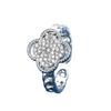 Four-leaf Clover Ring - Premium Lightweight Luxury Open Zircon Ring for Women