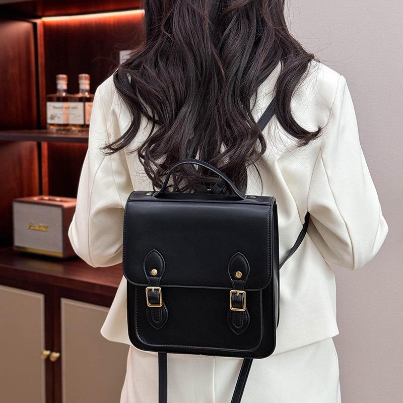 New summer popular fashion backpack simple texture portable women's bag