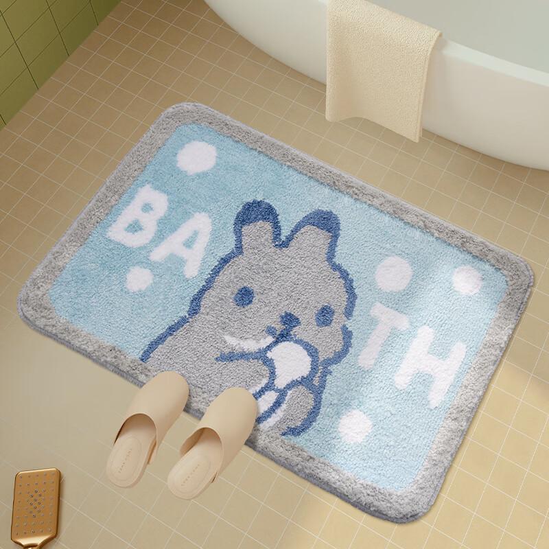 Cute Cartoon Animal Absorbent Bathroom Mat 40cm x 60cm