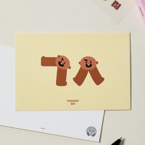 

Сувенирная открытка BT21 ХАНГЫЛЬ SHOOKY