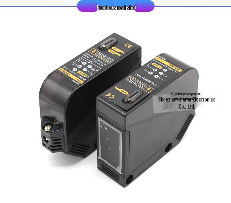 Autonics BX15M-TFR Through-beam Photoelectric Sensor Switch, AC/DC Universal