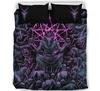 Silver Skull Pile 3 Piece Duvet Set-Skull Pile Duvet-Skull Bedding-Skull Bed Cover-Skull Bed Set