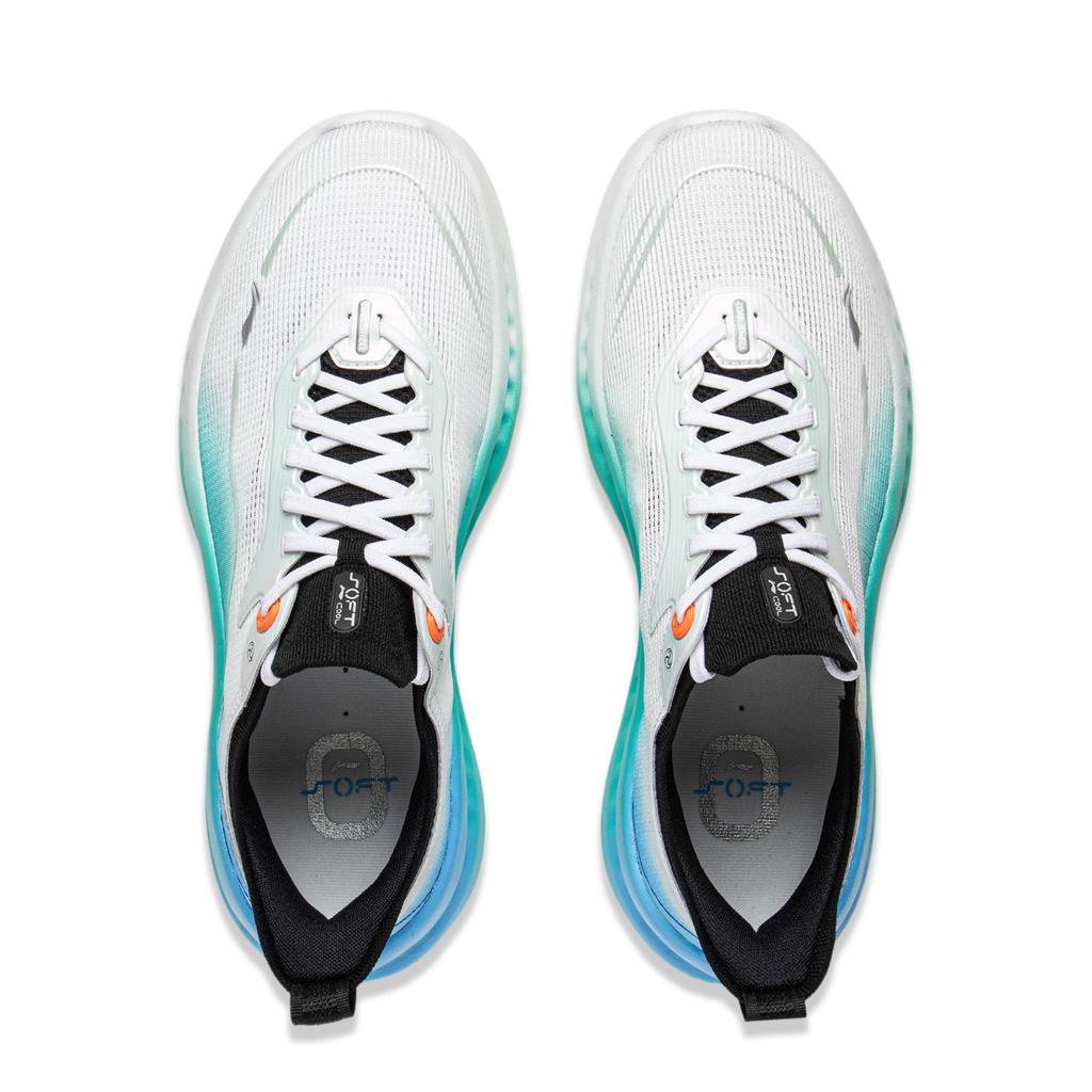 Li Ning Soft Cool 2 Pohodlné Silná Podrážka Zvyšující Výšku Tlumící Nárazy Odolné proti Opotřebení Prodyšné Lehké Ležérní Boty Pánské Tenisky AGLV009-3
