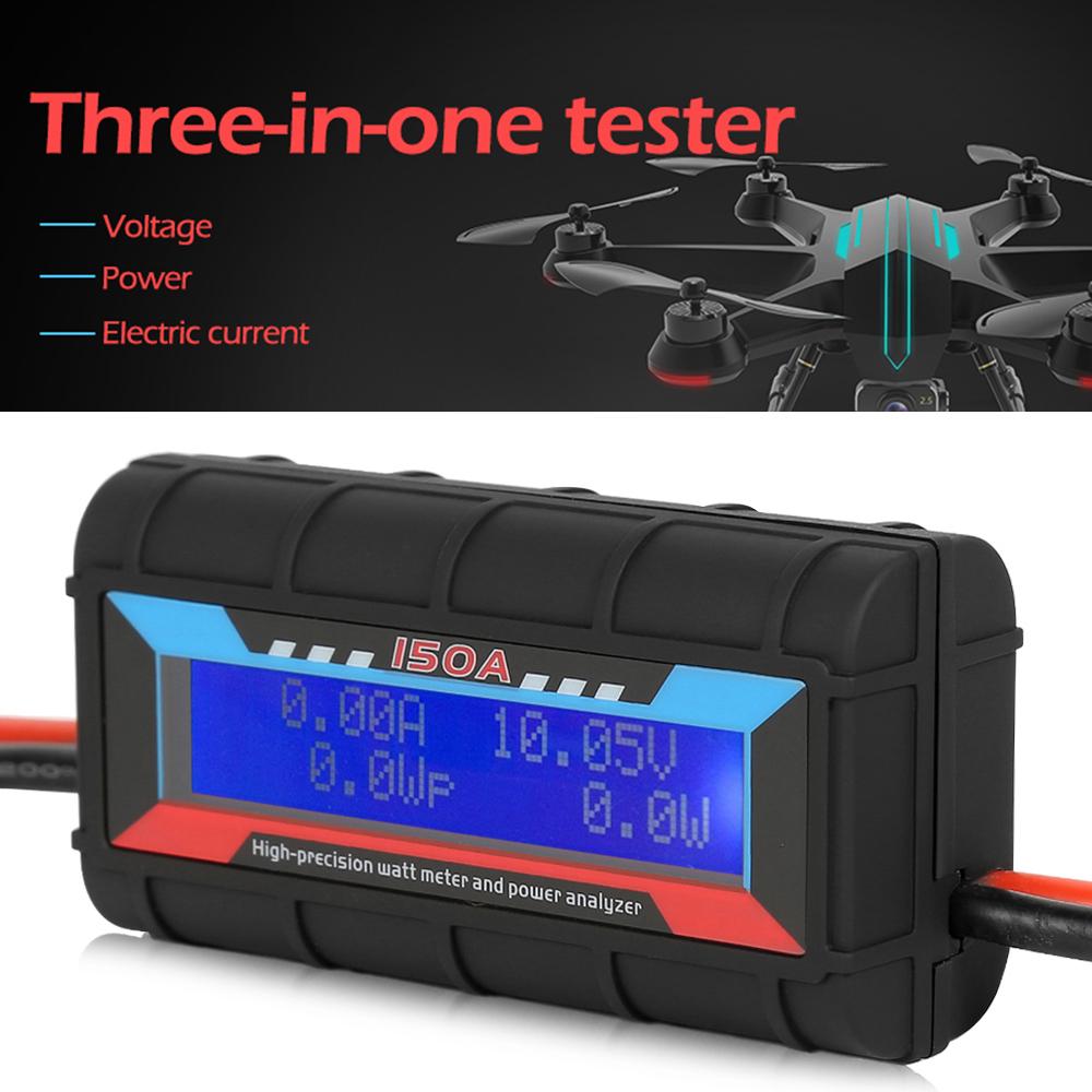 150A High Precision Watt Meter Detector Power Analyzer RC Model Current Voltage Power