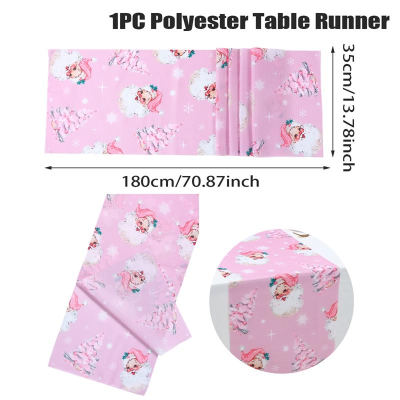 

Рождественская дорожка для стола Веселое рождественское украшение для дома 2024 Скатерть Рождественское украшение Навидад Натал С Новым годом Подарок 2025