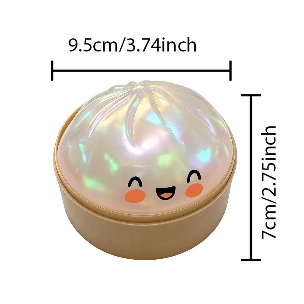 1Pc Squeeze Toys Funny Glitter Cute Calming Ball Colorful Bun Sensory Balls Fidget Toys For Children Teens Adults Students Home