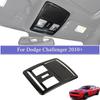 Front Reading Light Panel Decoration Cover Trim For Dodge Challenger 2010-2026 Carbon Fiber Interior Accessories Modified