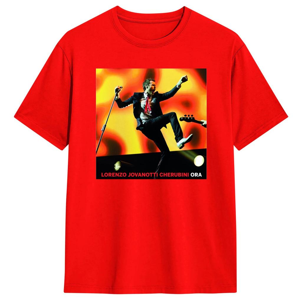 Jovanotti Ora Live-Album 2011 T-Shirt Mode T-Shirts Kurzärmelig Vintage Oberteile Sommer 100% Baumwolle 4XL 5XL 6XL Top T-Shirts