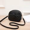 New Fashionable Embroidered Solid Color Small Square Bag For Women, Practical, Versatile Commuter Crossbody Shoulder Ladies' Bag