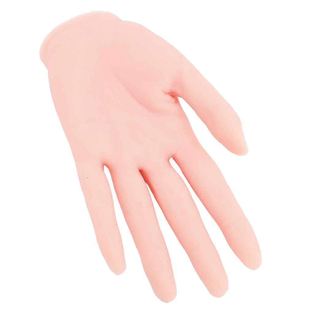 Übungshand für Nägel Silikon Weibliche Schaufensterpuppe Lebensgroßes Modell Linke Hand für Anfänger Salonkünstler