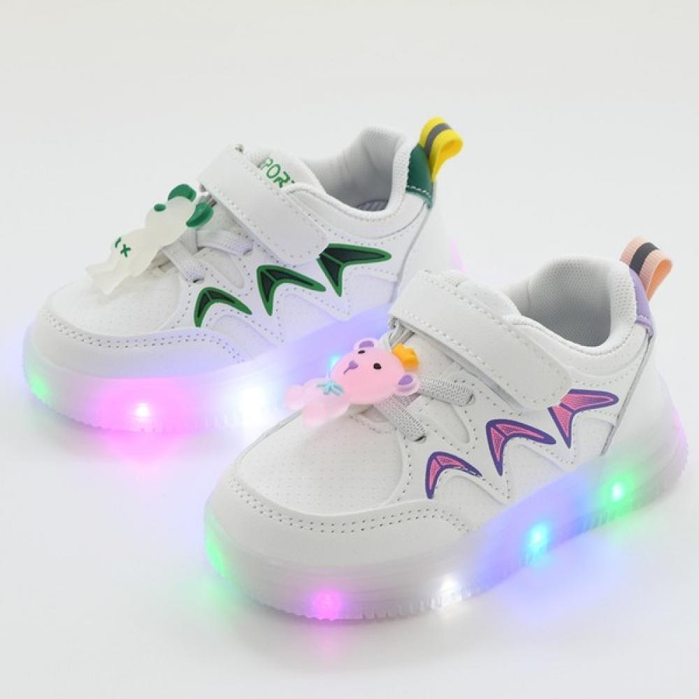 Levisfoot Kids Led Sneakers Bear Model
