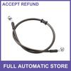 Single Motorcycle Brake Clutch Oil Hose Universal Rubber, Steel 70cm  2756"