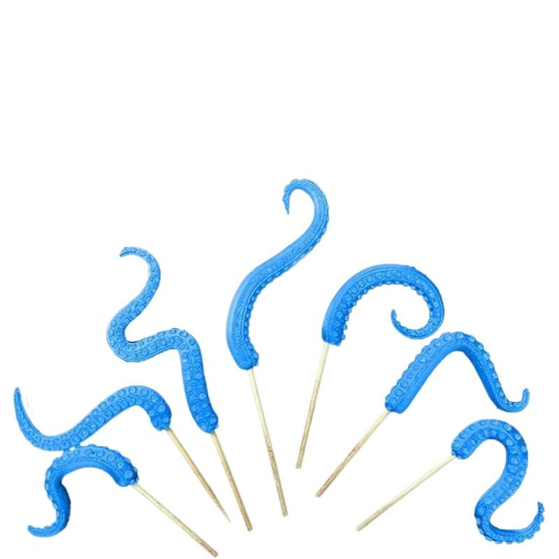 Sea Monster Octopus Tentacles Set of 7 Home Living Room Small Potted Decoration Outdoor Pastoral Field Flower Pot Decoration