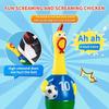 Screaming Chicken Dog Toy Funny Sound Toy Soccer Style Stress Relief Venting Novelty Gift Pet Toy