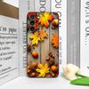 Vintage Autumn Fall Maple Leaf Pattern Phone Case for Samsung Galaxy A56 A14 A55 A16 A54 A36 A53 A52 A51 A50 5G Soft Cover Shell