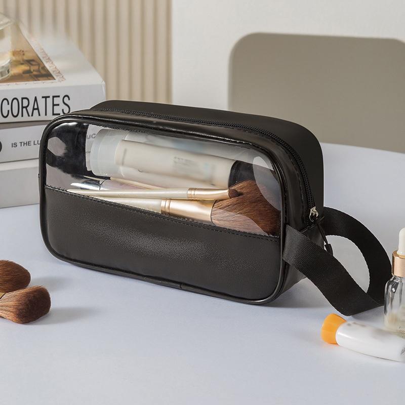 Portable Travel Cosmetic Bag Women Transparent Makeup Bag Large-Capacity Bath Wash Bags Multifunction Waterproof Storage Case