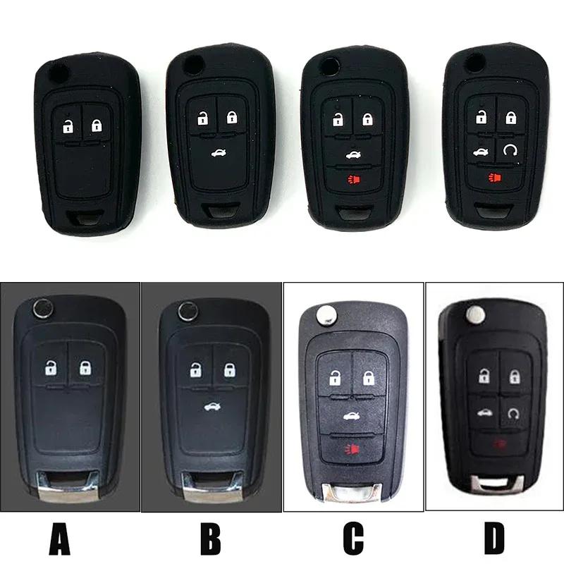 Car Silicone Remote Key Cover Case Fob Shell For Chevrolet Aveo Onix Volt Spark Orlando Trax Camaro Equinox Impala Sonic Cruze